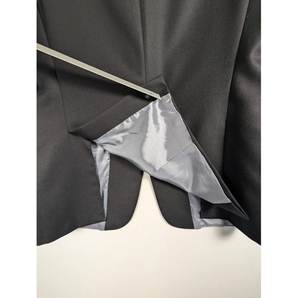 Jack Victor / Eli Thomas Cashmere Blazer Mens 42R Black 3-Button Wool Sport Coat